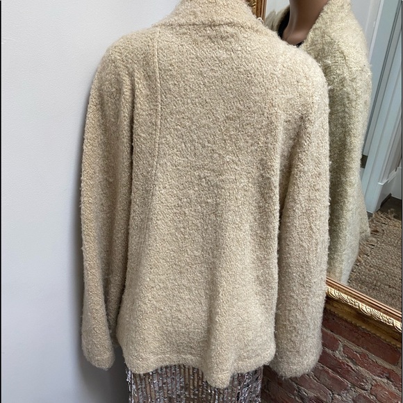 FREE PEOPLE| double breasted wool coat | L - Picture 11 of 12